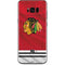 NHL Blackhawks Red Stripes Galaxy S8 Skin