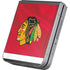 NHL Blackhawks Red Stripes Galaxy Z Flip6 Skin