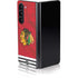 NHL Blackhawks Red Stripes Galaxy Z Fold5 5G Skin