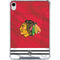 NHL Blackhawks Red Stripes iPad 11th Gen (2025) Clear Case