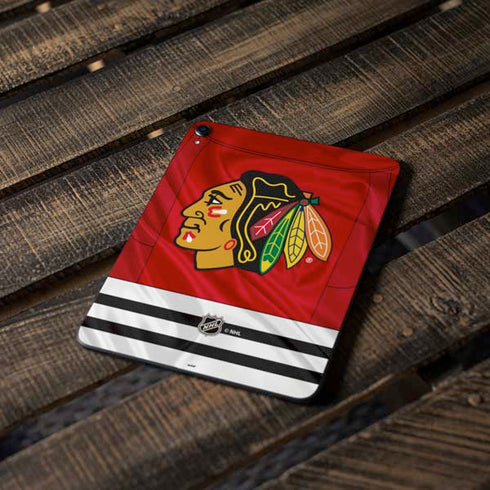 NHL Blackhawks Red Stripes Apple iPad Pro Skin