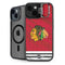 NHL Blackhawks Red Stripes iPhone 14 Plus Kickstand Case