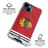 NHL Blackhawks Red Stripes iPhone 15 Clear Case