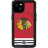 NHL Blackhawks Red Stripes iPhone 15 Plus Waterproof Case