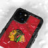 NHL Blackhawks Red Stripes iPhone 15 Plus Waterproof Case