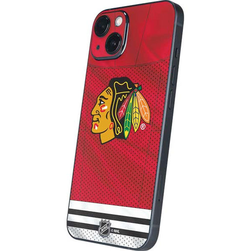 NHL Blackhawks Red Stripes iPhone 15 Skin