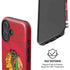 NHL Blackhawks Red Stripes iPhone 16 Magsafe Impact Case