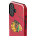 NHL Blackhawks Red Stripes iPhone 16 Plus Impact Case