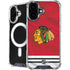 NHL Blackhawks Red Stripes iPhone 16 Plus MagSafe Case
