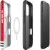NHL Blackhawks Red Stripes iPhone 16 Plus Magsafe Impact Case