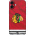 NHL Blackhawks Red Stripes iPhone 16 Plus Skin