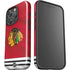 NHL Blackhawks Red Stripes iPhone 16 Pro Impact Case