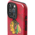 NHL Blackhawks Red Stripes iPhone 16 Pro Max Impact Case