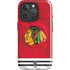 NHL Blackhawks Red Stripes iPhone 16 Pro Max Magsafe Impact Case