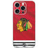 NHL Blackhawks Red Stripes iPhone 16 Pro Skin
