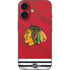 NHL Blackhawks Red Stripes iPhone 16 Skin