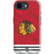 NHL Blackhawks Red Stripes iPhone 16e Impact Case
