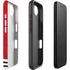 NHL Blackhawks Red Stripes iPhone 16e Impact Case