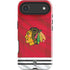NHL Blackhawks Red Stripes iPhone 17 Air Impact Case