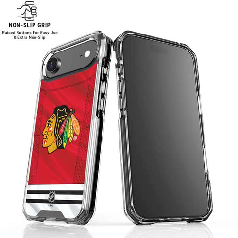 NHL Blackhawks Red Stripes iPhone 17 Air MagSafe Case