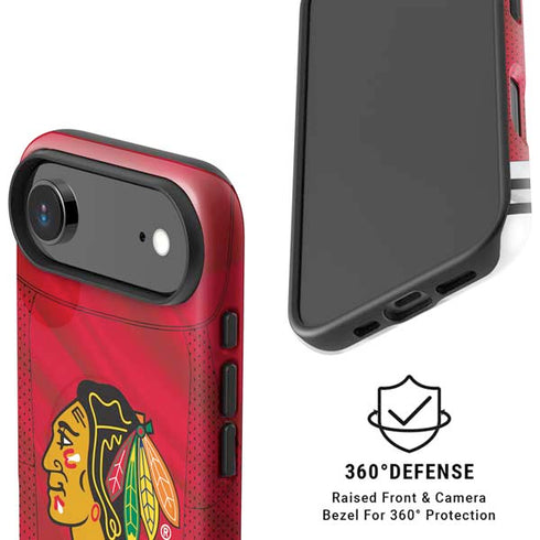 NHL Blackhawks Red Stripes iPhone 17 Air Magsafe Impact Case