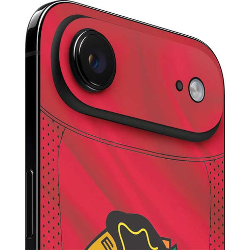 NHL Blackhawks Red Stripes iPhone 17 Air Skin