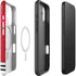 NHL Blackhawks Red Stripes iPhone 17 Magsafe Impact Case