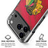 NHL Blackhawks Red Stripes iPhone 17 Pro Clear Case