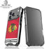 NHL Blackhawks Red Stripes iPhone 17 Pro Clear Case
