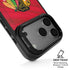 NHL Blackhawks Red Stripes iPhone 17 Pro Kickstand Case