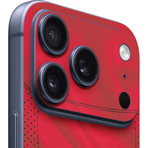 NHL Blackhawks Red Stripes iPhone 17 Pro Skin