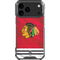 NHL Blackhawks Red Stripes iPhone 18 Pro Max Clear Case