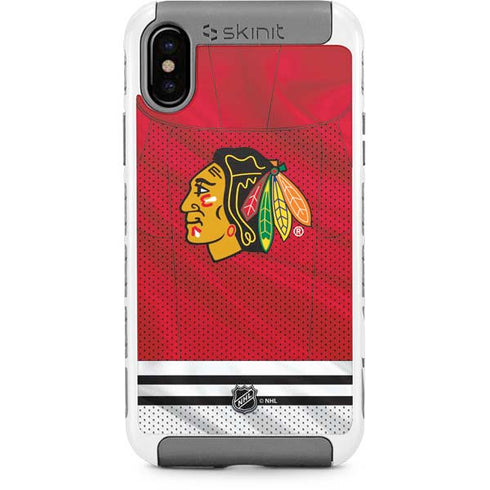 NHL Blackhawks Red Stripes iPhone Cases