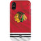 NHL Blackhawks Red Stripes iPhone X Pro Case
