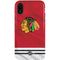NHL Blackhawks Red Stripes iPhone XR Pro Case