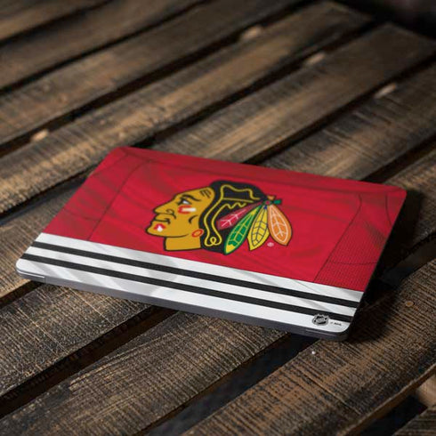 NHL Blackhawks Red Stripes Apple MacBook Air Skin