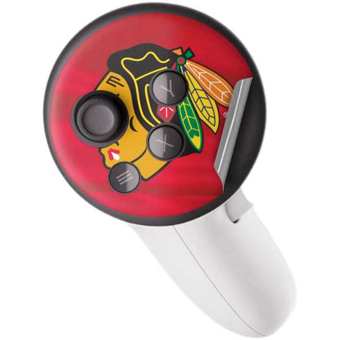 NHL Blackhawks Red Stripes Meta Quest 3S Skin