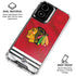 NHL Blackhawks Red Stripes Moto G Power 5G (2024) Clear Case