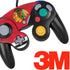 NHL Blackhawks Red Stripes Nintendo GameCube Controller Skin