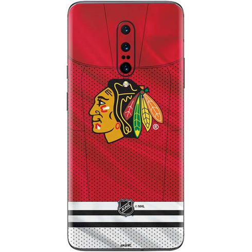 NHL Blackhawks Red Stripes OnePlus 7 Pro Skin