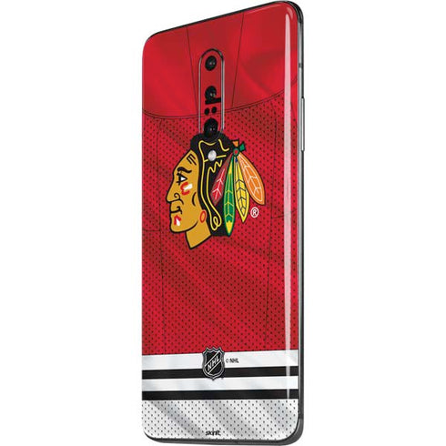 NHL Blackhawks Red Stripes OnePlus 7 Pro Skin