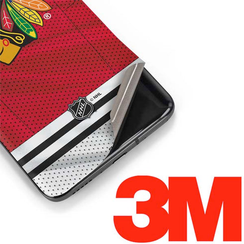 NHL Blackhawks Red Stripes OnePlus 7 Pro Skin