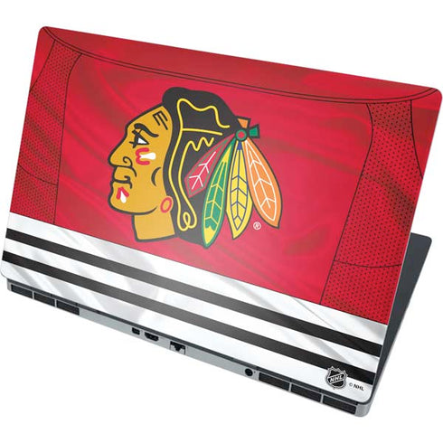 NHL Blackhawks Red Stripes Dell Precision Skin