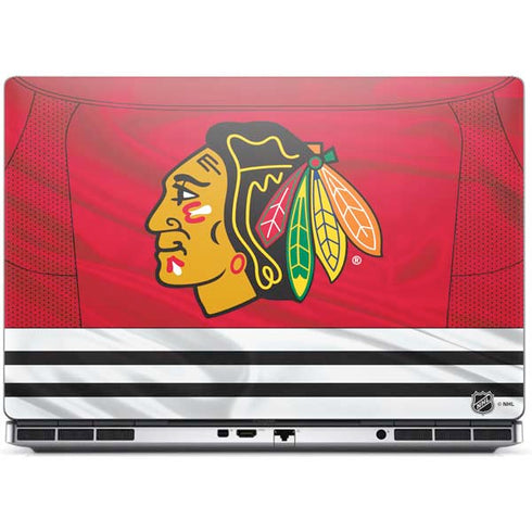 NHL Blackhawks Red Stripes Dell Precision Skin