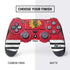 NHL Blackhawks Red Stripes PS4 Controller Skin
