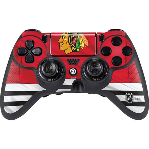 NHL Blackhawks Red Stripes PlayStation PS4 Skins