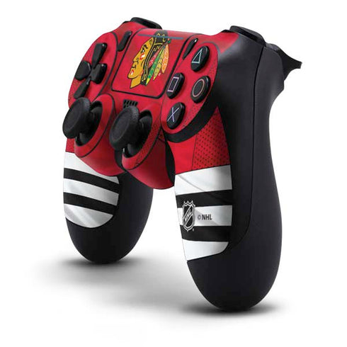 NHL Blackhawks Red Stripes PS4 Pro/Slim Controller Skin