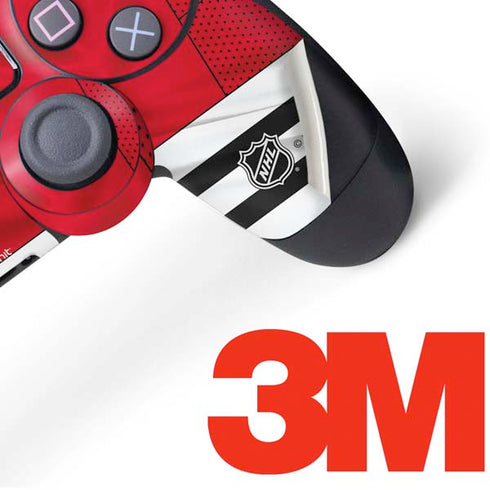 NHL Blackhawks Red Stripes PS4 Pro/Slim Controller Skin