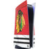 NHL Blackhawks Red Stripes PlayStation PS5 Skins
