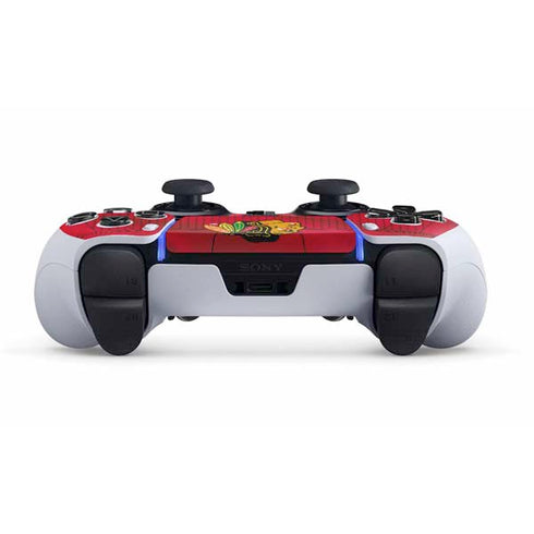 NHL Blackhawks Red Stripes PS5 DualSense Edge Pro Controller Skin